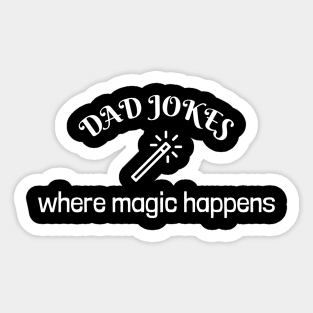 dad jokes Sticker